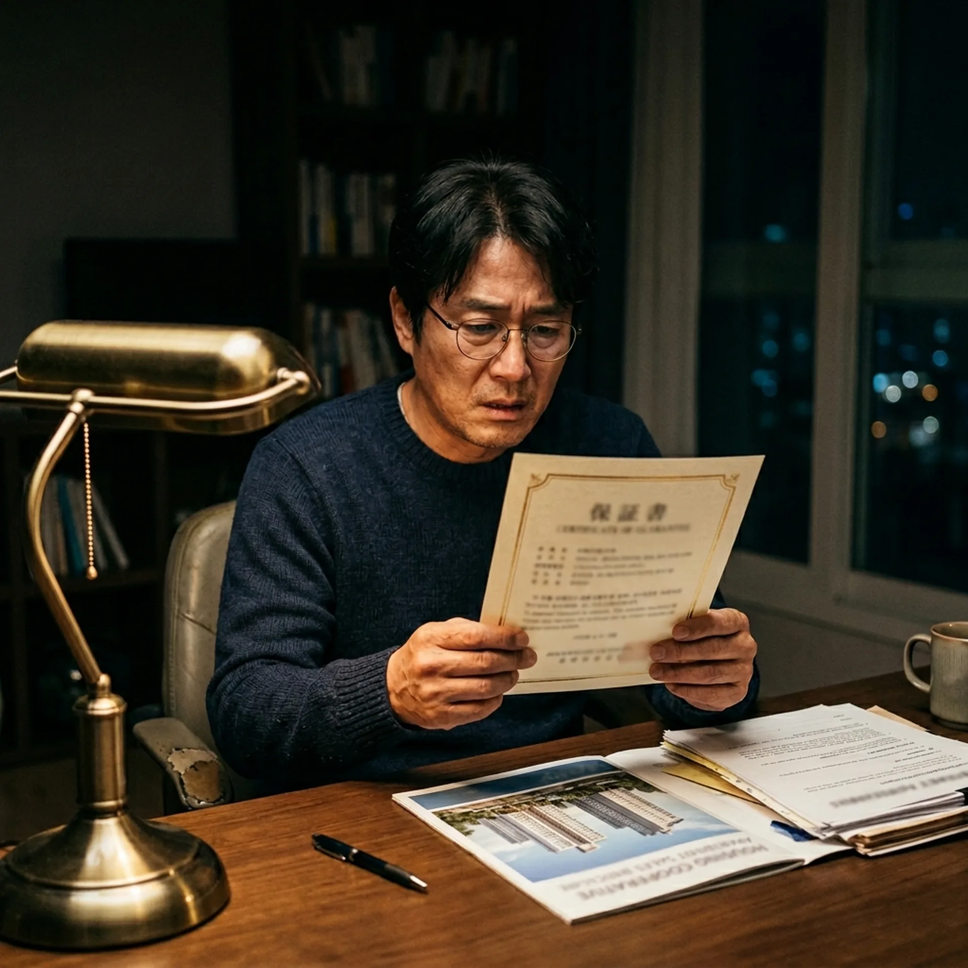 안심보장증서만 믿고
가입했습니다