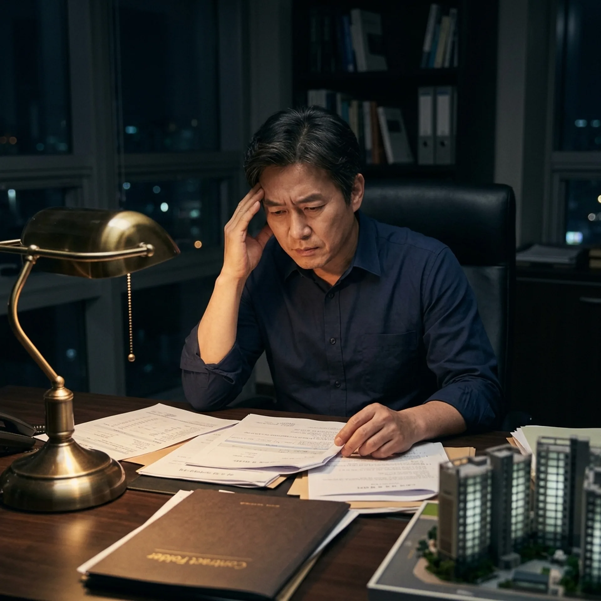 조합 통장엔 돈이 없고
신탁사는 절차를 따집니다