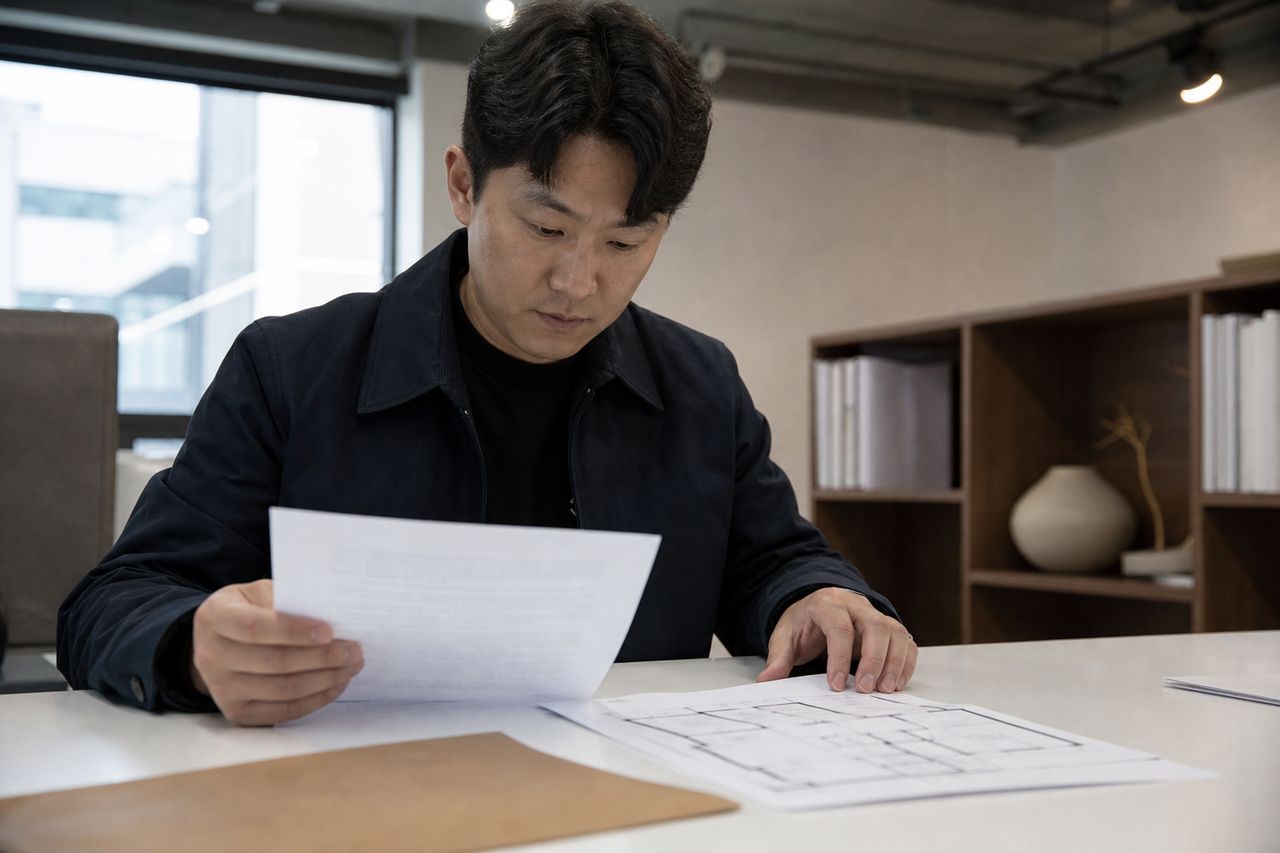 지역주택조합 소송 전에 꼭 확인해야 할 증거 목록 7가지 관련 전문가 상담·서류 검토 장면