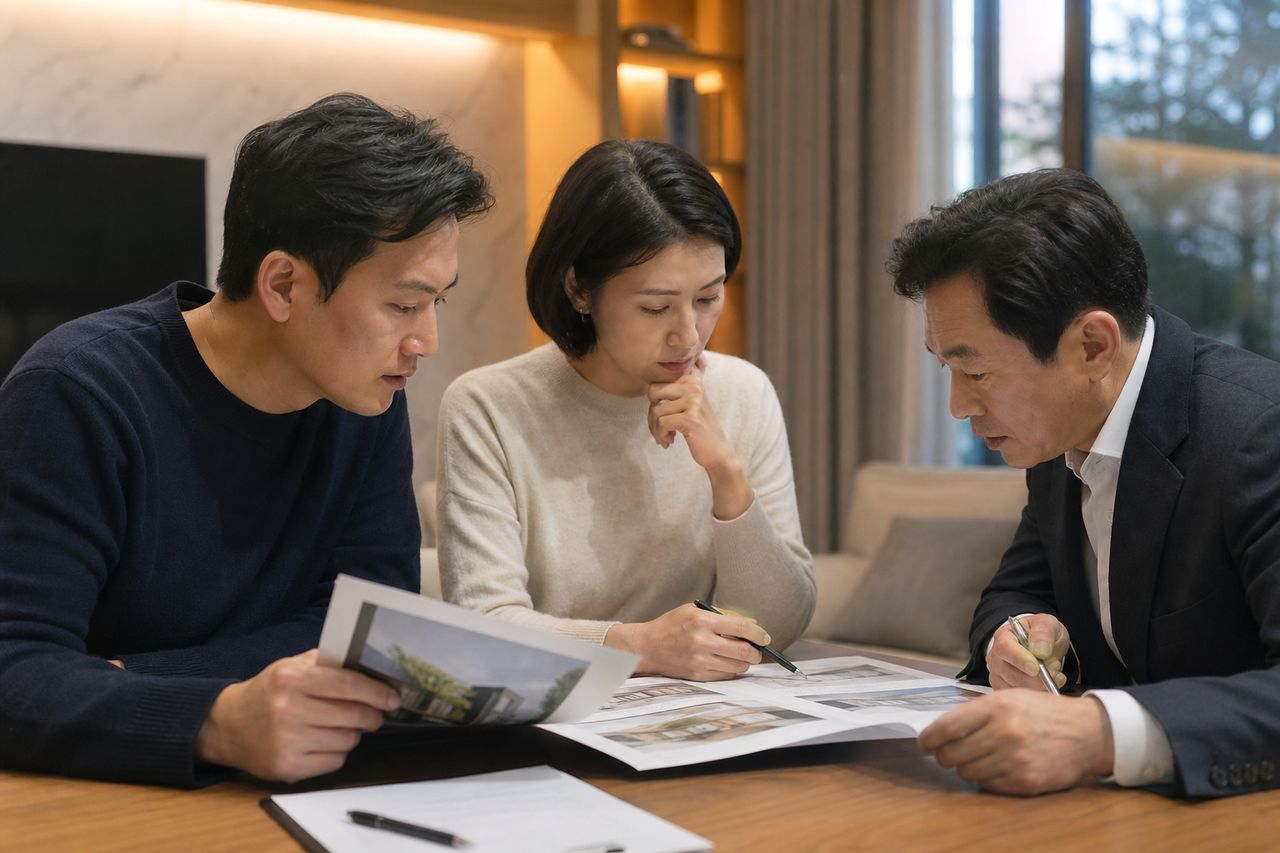 지역주택조합 사업 지연 3년째, 조합원이 취할 수 있는 법적 조치는? 관련 상황을 보여주는 이미지 — 서류를 검토하는 모습