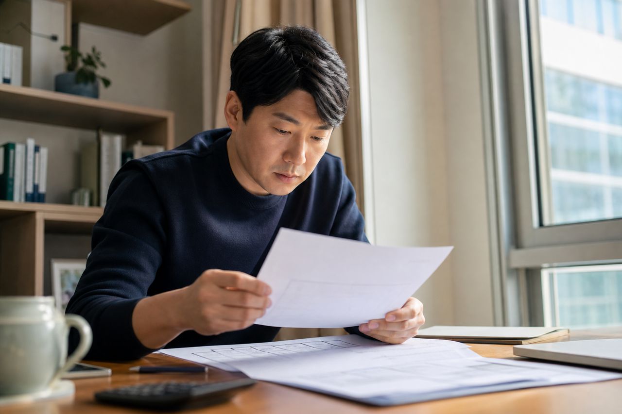 상도역지역주택조합 토지사용승낙서, 서명한 적 없는데 제출 관련 전문가 상담·서류 검토 장면