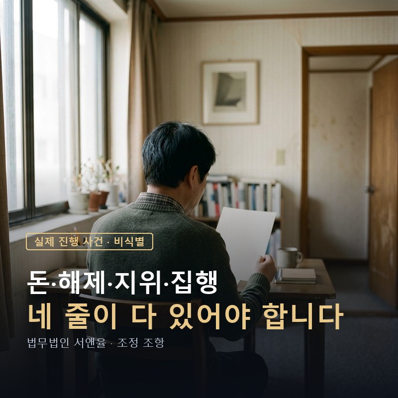 봉래지역주택조합 환불 5,890만 원, 조정결정 사례 — 이해를 돕기 위한 연출 이미지
